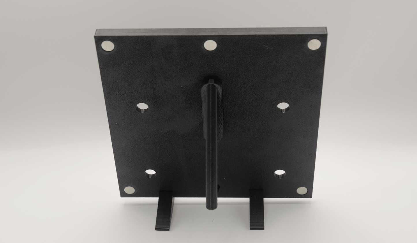 オリジナルフォトマグネット用フレーム（正方形・黒・卓上スタンド付き） - レンブランサ