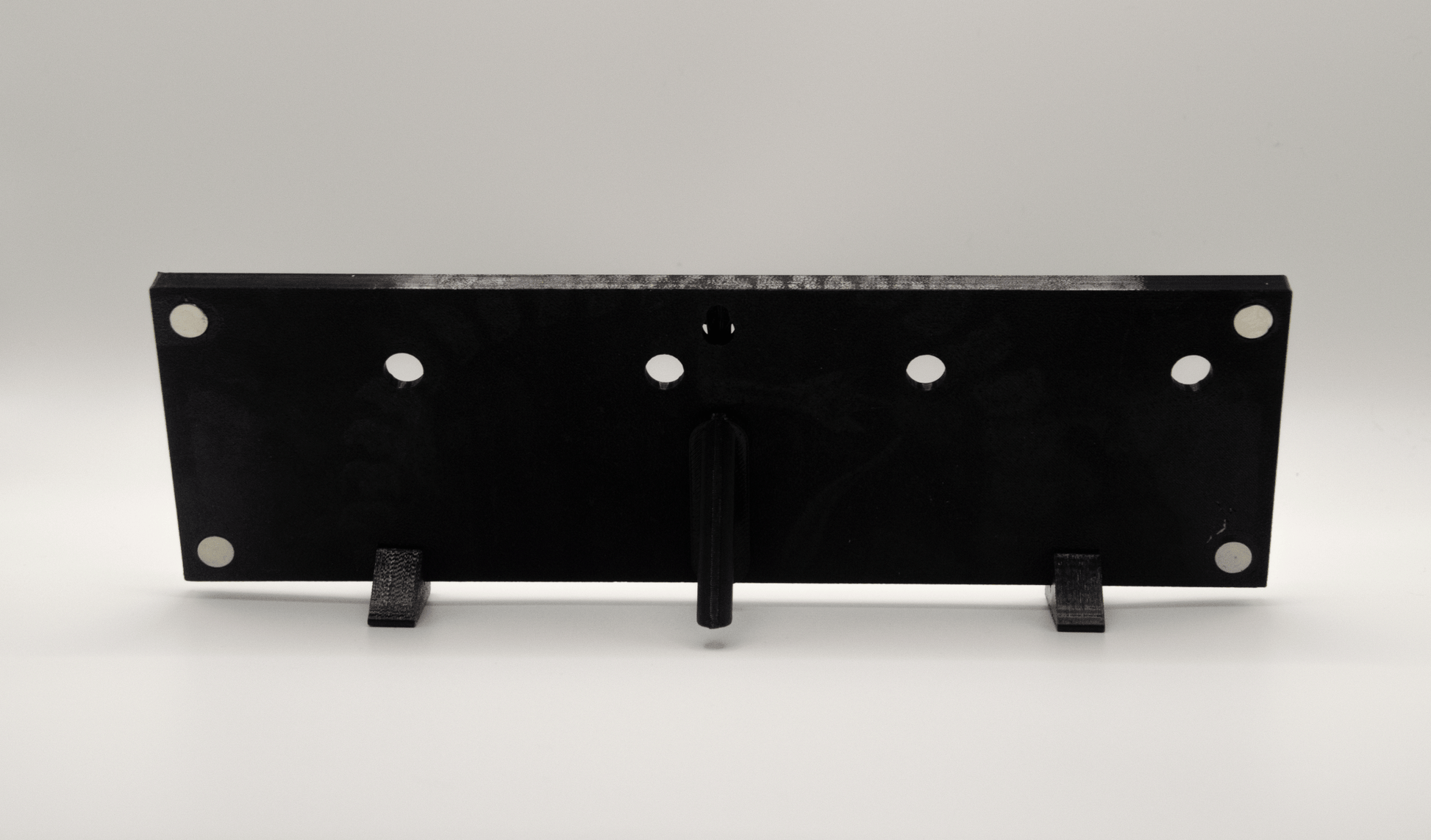 オリジナルフォトマグネット用フレーム（長方形・黒・卓上スタンド付き） - レンブランサ