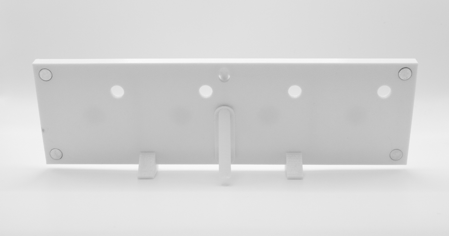 オリジナルフォトマグネット用フレーム（長方形・白・卓上スタンド付き） - レンブランサ