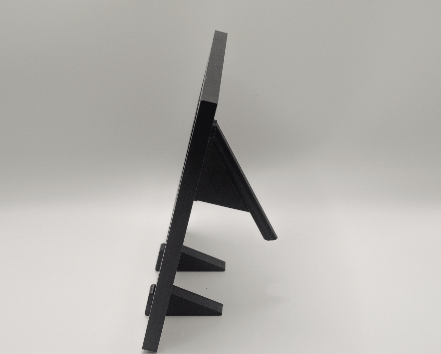 オリジナルフォトマグネット用フレーム（正方形・黒・卓上スタンド付き） - レンブランサ