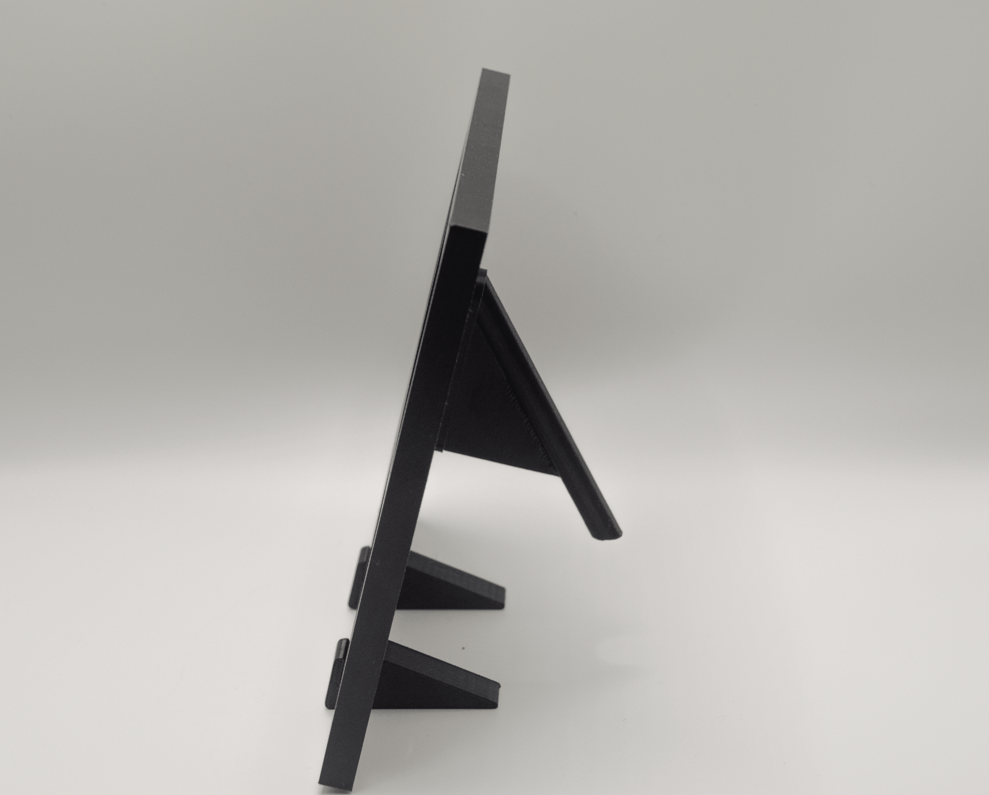 オリジナルフォトマグネット用フレーム（正方形・黒・卓上スタンド付き） - レンブランサ