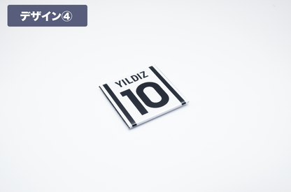 オリジナルマグネット　名入れ　サッカー　背番号　イタリア - レンブランサ