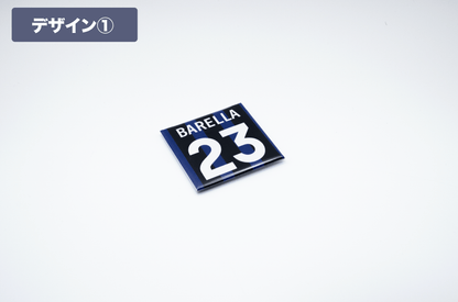 オリジナルマグネット　名入れ　サッカー　背番号　イタリア - レンブランサ