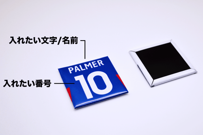 オリジナルマグネット　名入れ　サッカー　背番号　イングランド - レンブランサ